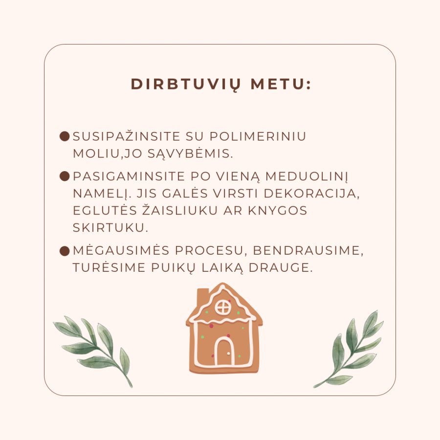 EDUKACIJA Meduolinis namelis (30d.)